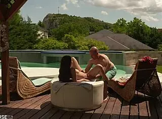 Tiffany Doll Meets Her Ex Husband's Best Friend Outdoors