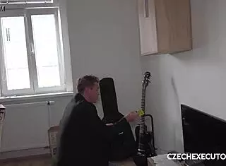 this horny czech executor gets wild with amateurs in a blowjob session