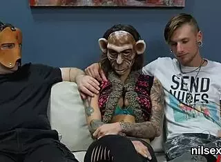 Kinky teen dragged to anal asylum for brutal therapy session.