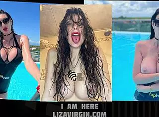 stepmom cums at restaurant table with stepson