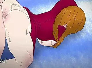 Anna Gets Fucked in Snowy Frozen Hentai!