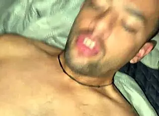 chubby guys have hot gay sex on bed