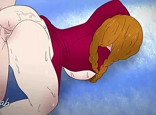 Anna Gets Fucked in Snowy Frozen Hentai!