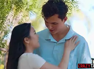 Desperate boyfriend fucks petite asian girlfriend lulu chu!