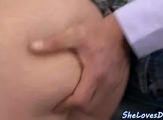 Classy eurobabe anally banged in threeway! Double penetration action!