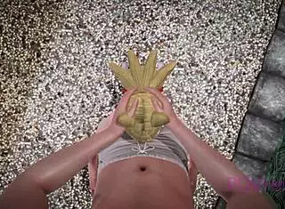 Ebony ass fucked hard in four positions recorded