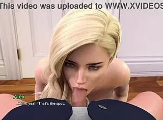 College Kings - Chloe Giving Blowjob To Alex