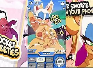 Pocket Sweeties Rouge in Anime Game