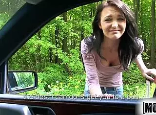 Belle Claire Stranded Teen 18+ In Hardcore Cumshot Action!