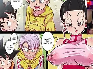 those z warriors are always horny with big tits in a group threesome