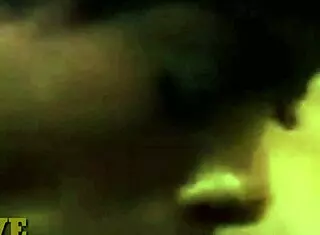 Ebony Couple In Loving Scene