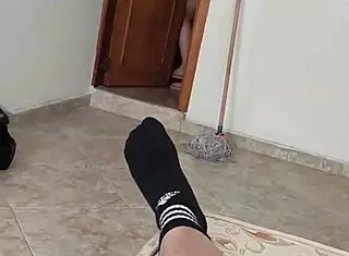 My new study partner Estefi invites me to her apartment