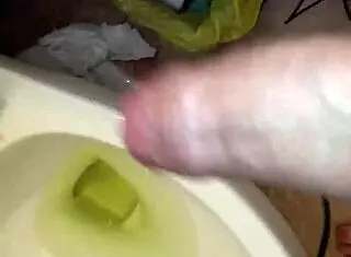 Pissing In Underwear And Pouring Blue Soap On Dick!