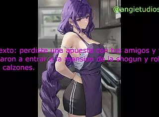 joi español hentai anime with cei instructions from shogun raiden, pajas video with sound 😈