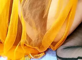 experiencing intense sensations with her indian girl