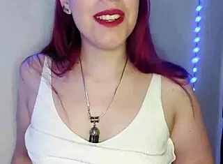 I Got Sex Toys at Work, Redhead Dildo POV Blowjob Lesbian Fingering Roleplay