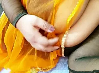 experiencing intense sensations with her indian girl