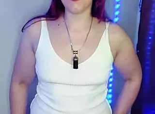 I Got Sex Toys at Work, Redhead Dildo POV Blowjob Lesbian Fingering Roleplay