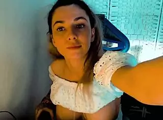 Slut Stretches In Cosplay Webcam Dance