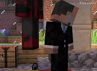Spiderman fucks Mariano Rajoy hard in Minecraft