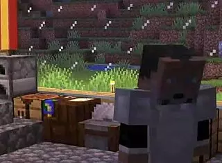 Spiderman fucks Mariano Rajoy hard in Minecraft