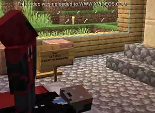 Spiderman fucks Mariano Rajoy hard in Minecraft