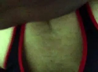 My stepmom gave an early Christmas blowjob with her big tits in POV.