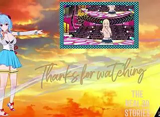 Toga Shinobu's futanari hentai with blowjob and cumshot.