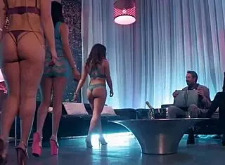 gina valentina and scott nails in rough teen blowjob pole dance.