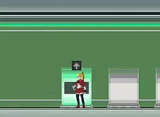 cute blonde fucks men in hentai game