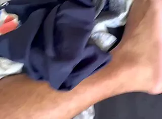 Macho takes morning coffee milk in bed with rough anal