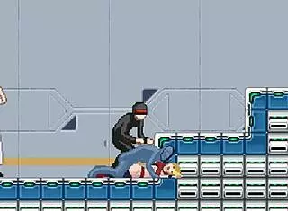 cute blonde fucks men in hentai game