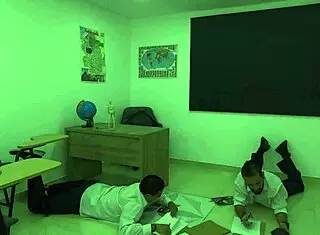 Intense University Threesome With Teacher Roxana Caputo