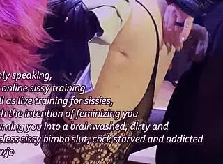 Sissy training revealed with private online sessions for intense anal and cum play.