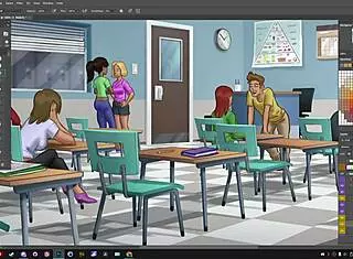 Darkcookie's Emotional Summertime Saga Erotic Game Session on Picarto