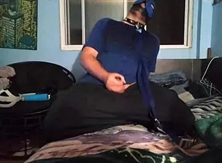 I masturbate with my chastity cage