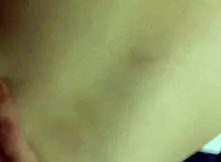 Amateur teen takes big black cock doggystyle