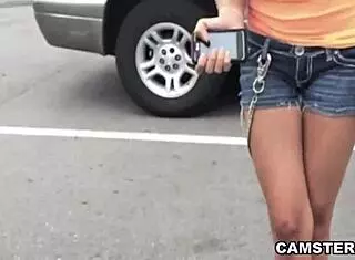 Amateur Latina Fucked Hard in Backseat for Cash