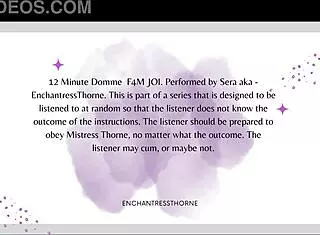 F4M Femdom JOI Denial Session 2 of 12