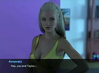 blonde hentai girl with big tits in anime