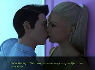 blonde hentai girl with big tits in anime