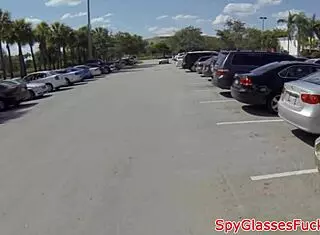 Eurobabe enjoys POV doggystyle in hidden cam pickup