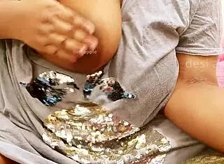 Indian wife shows big boobs to brother in law