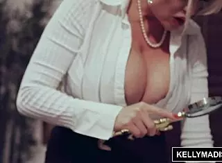 Kelly Madison's Big Tits At Work