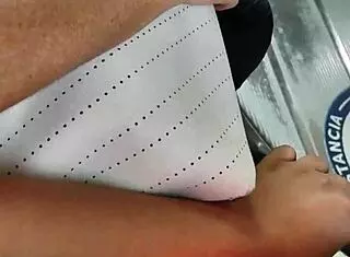 Harassing mature big-ass milf on Lima streets?