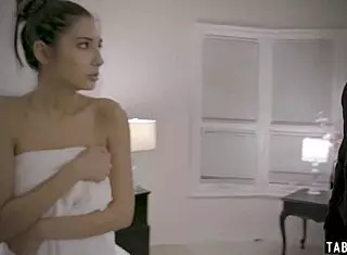 skinny busty babe gets roughly fucked by a perv