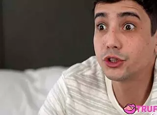 Stepsister acts like dirty slut with Ricky, Spanish, and River Lynn in POV blowjob action