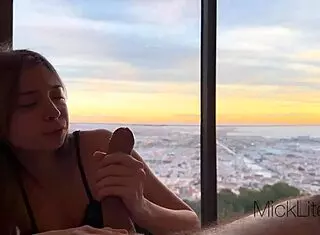 My girlfriend sucked me off on the first ask! 😘