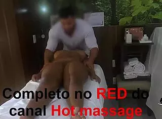 Pretty Black Girl Experiences First Orgasms During Real Massage Session