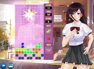 Gamer girls in hentai anime